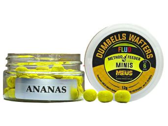 Dumbells Meus 6mm Fluo Wafters MINIS Ananas 12g  m6dwas