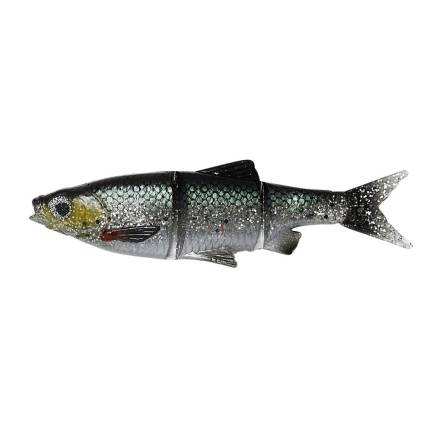 Guma SavageGear Roach swim&jerk 10cm green silver