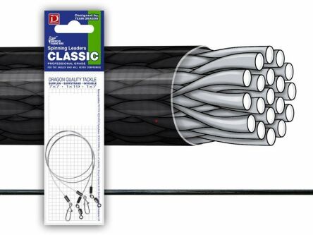 Przypon DRAGON 1x19 Surflon 8kg 15cm