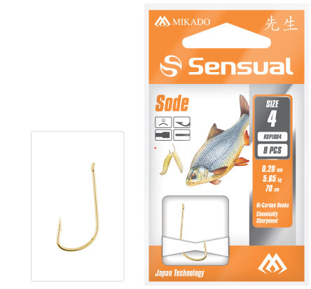 PRZYPONY MIKADO SENSUAL SODE nr 8 żyłka 0.16mm 70cm HP1004-8G-016