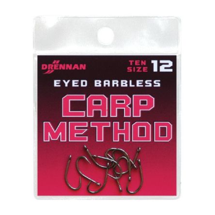 Haki Drennan Carp Method Eyed Barbless r16 69-024-016