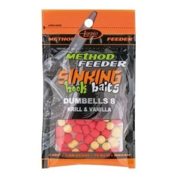 Kulki Lorpio method feeder sinking dumbells 8 krill&wanilia