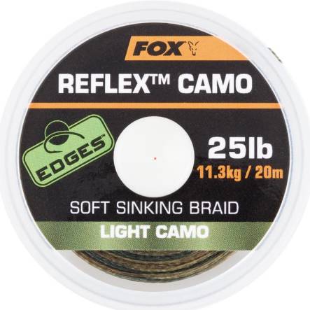 Plecionka Fox Edges Reflex Soft Sinking Dark Camo 35lb 20m CAC454