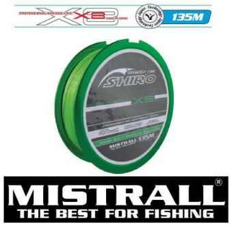 Plecionka Mistrall Shiro Professional X8 Braided Line 0,19mm 135m 20,4kg ZM-3470019