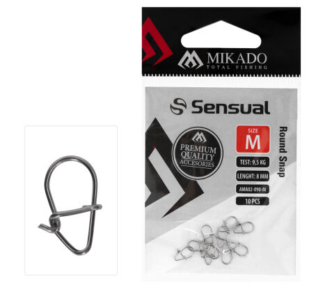 AGRAFKA MIKADO ROUND SNAP L AMA02-090-L
