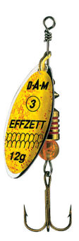 Obrotówka Dam Effzett PREDATOR 2 7g YELLOW GLITTER 5126007